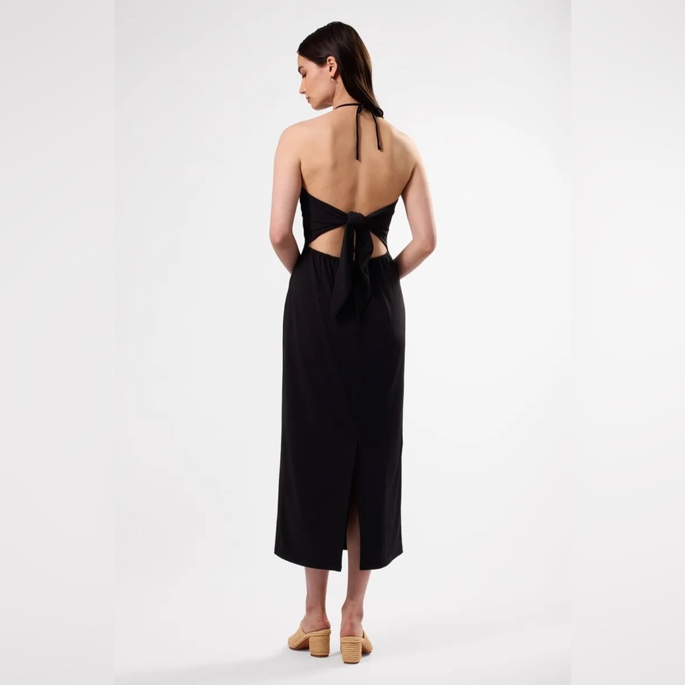 NWT Amour Vert Gio Stretch Knit Dress in Black size M